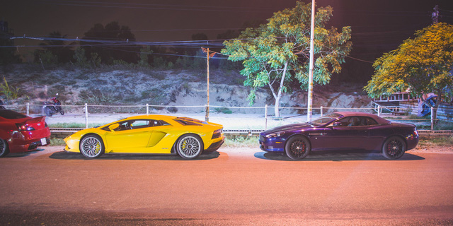 Lamborghini Aventador S cùng dàn siêu xe diễu hành tại Phan Thiết